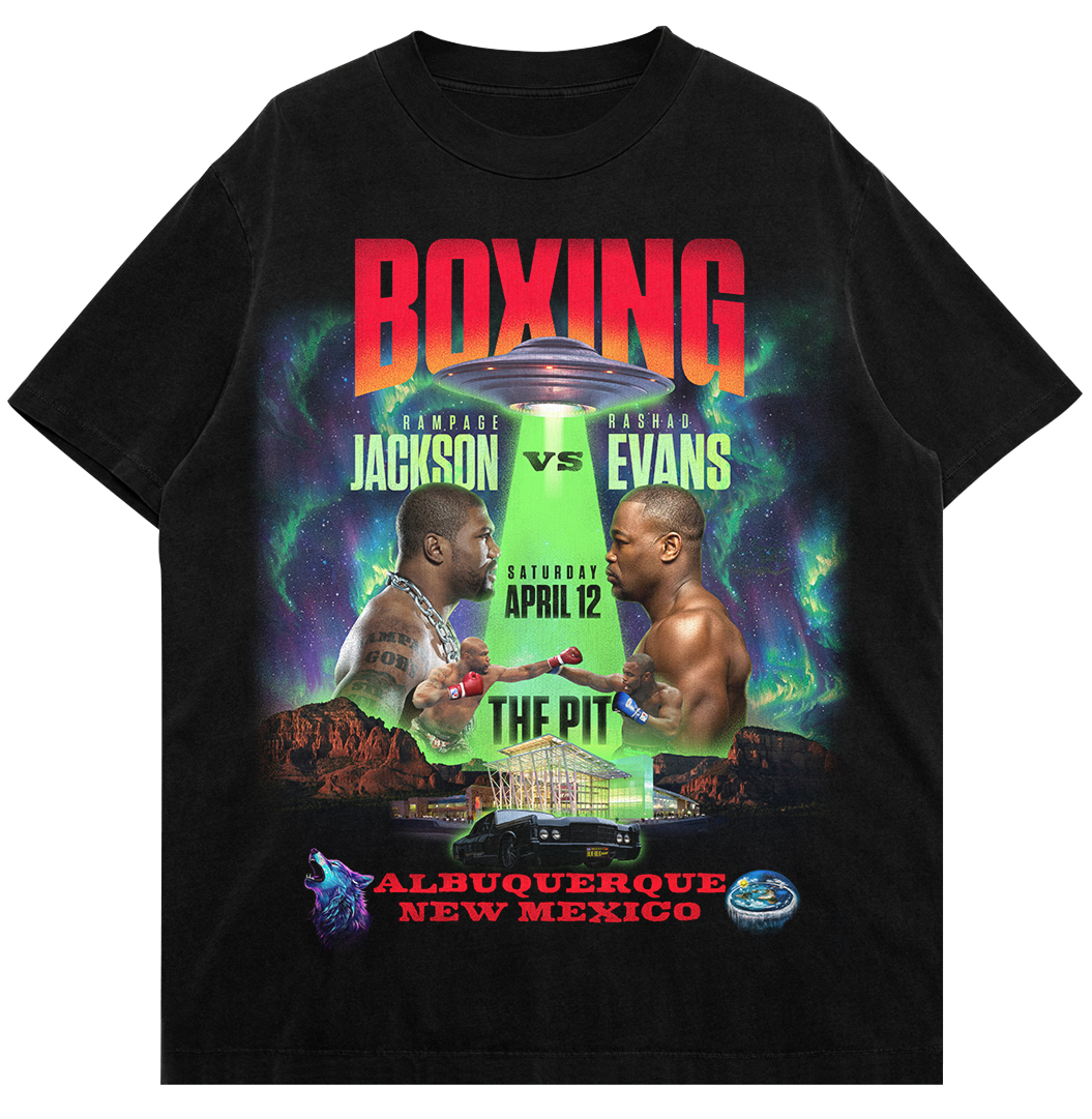 JACKSON VS EVANS BOXING TEE